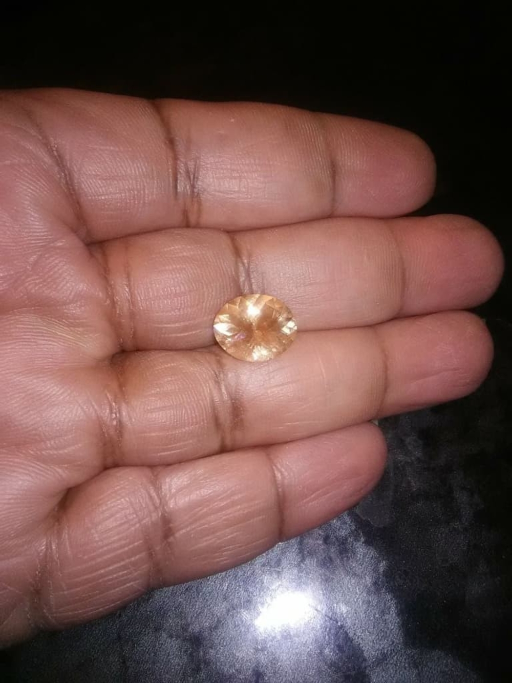 Sparkling Natural 3.46ct Oval Oregon Copper Bearing Sunstone